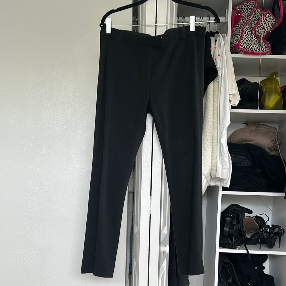 Tory Burch Black Ankle Cropped Pants